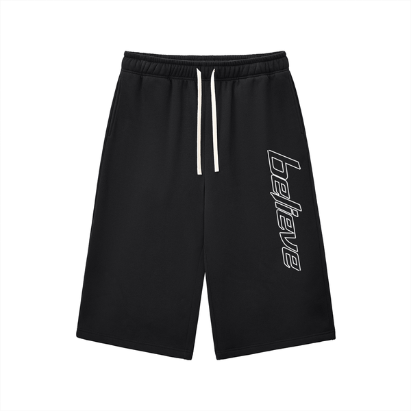 Believe Relaxed Three-Quarter Shorts