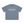 Load image into Gallery viewer, A slate blue crewneck t-shirt featuring a distressed white graphic on the chest that reads 'Believe' in a stylized font with lightning effects, displayed flat against a solid white background.
