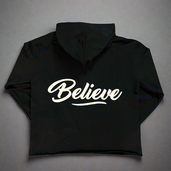 BELIEVE HOODIE BLACK