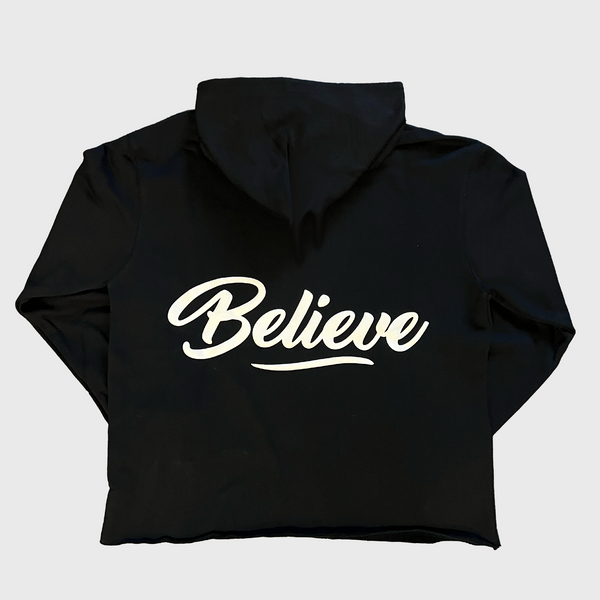 BELIEVE HOODIE BLACK