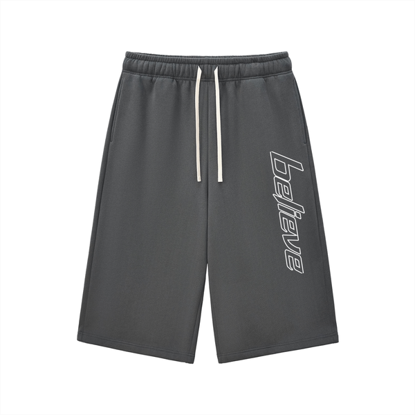 Believe Relaxed Three-Quarter Shorts