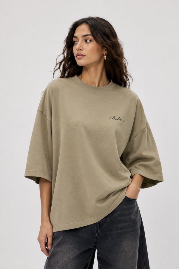 Oversized Drop Shoulder T-Shirt